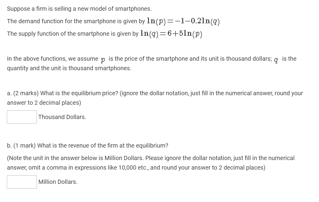 Please help me answer the question, thx! Suppose