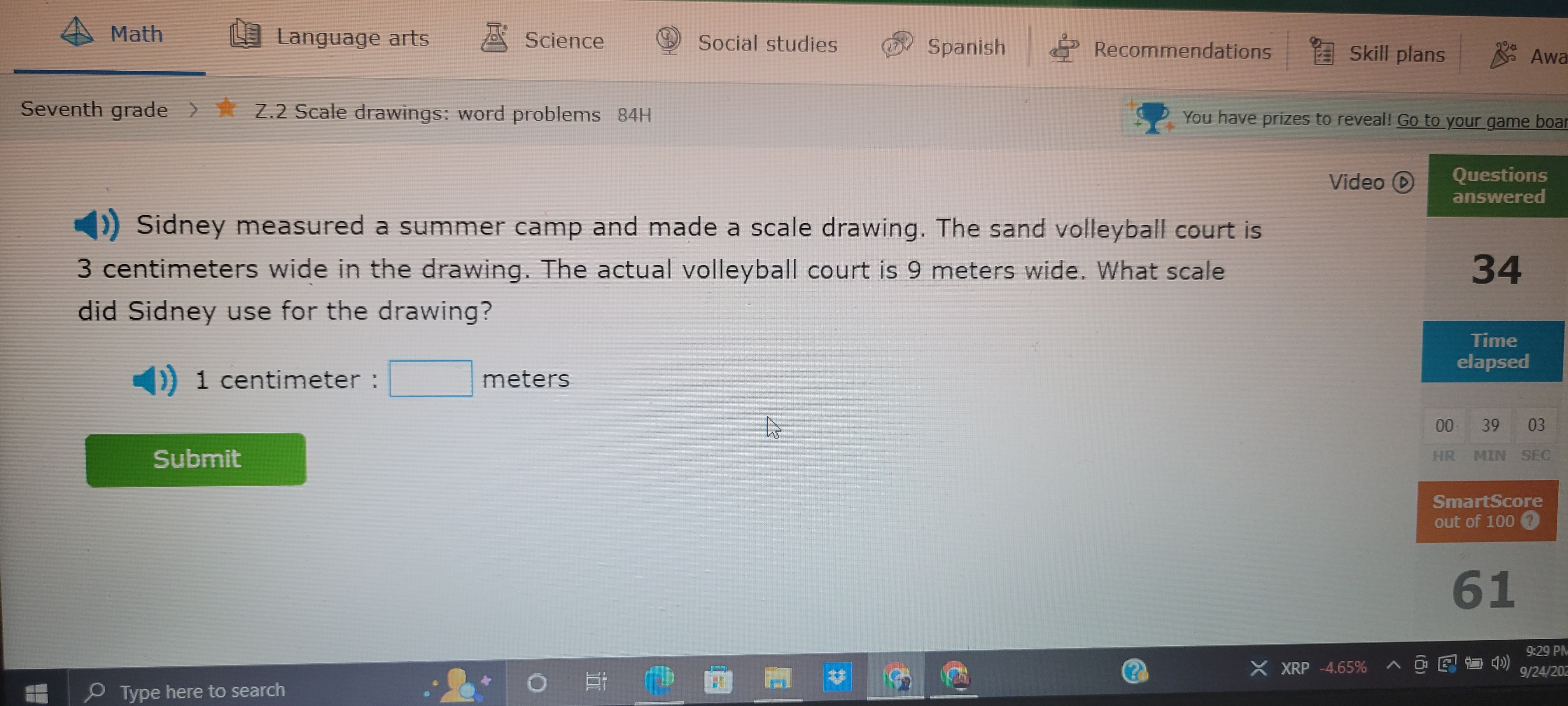 Math LE Language arts Science Social studies