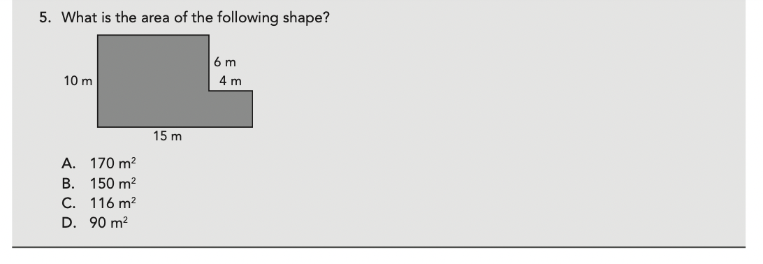 9 CHAPTER 33 PRACTICE PROBLEMS 1. Find the area
