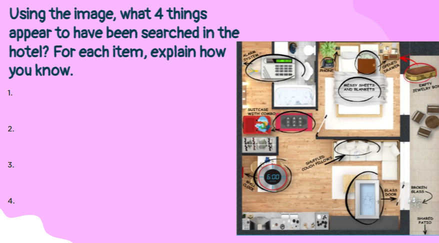 CASE FILE: a. Ms. Elie U' Quint was the