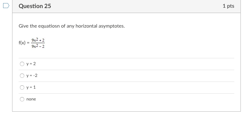 Question 21 1 pts For the given functions f and g