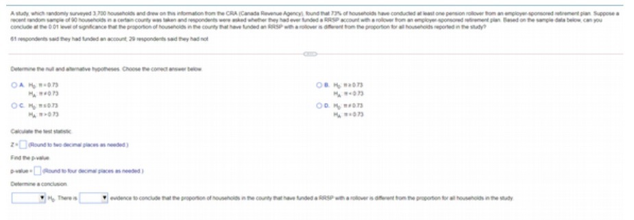A sluty which randomly surveyed 1 730 households