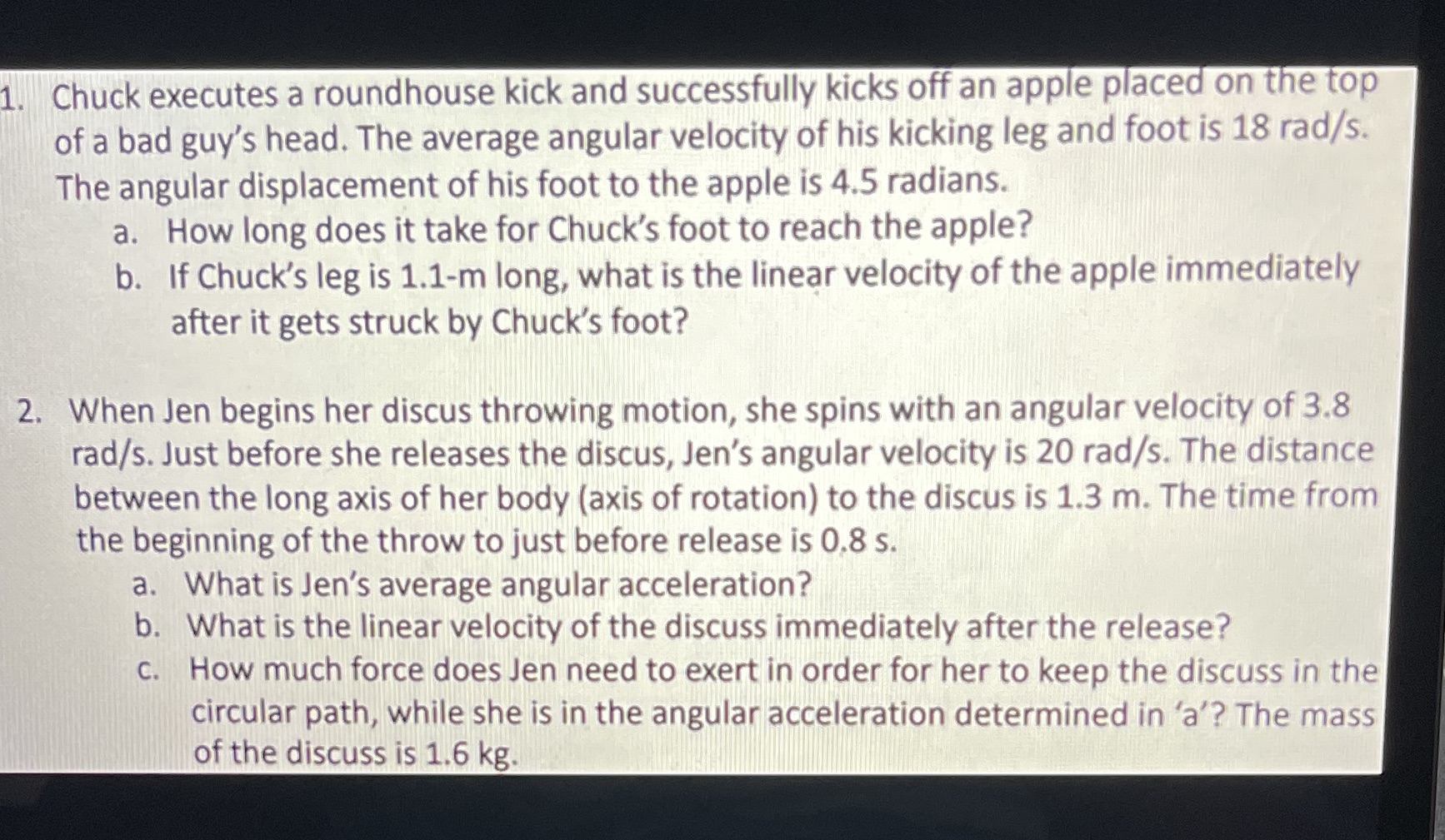 Please show your work. I can't seem to set up the