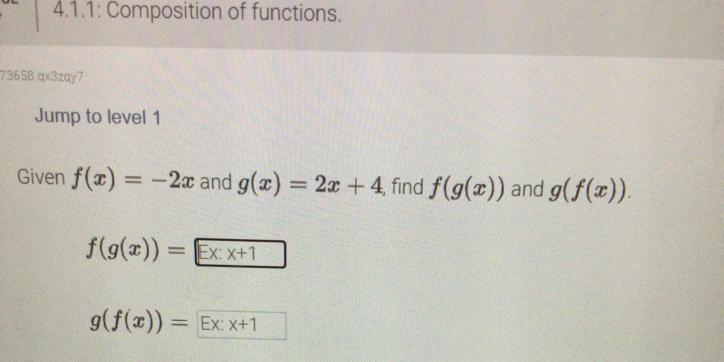 4.1.1: Composition of functions. 73658.gx3zay7