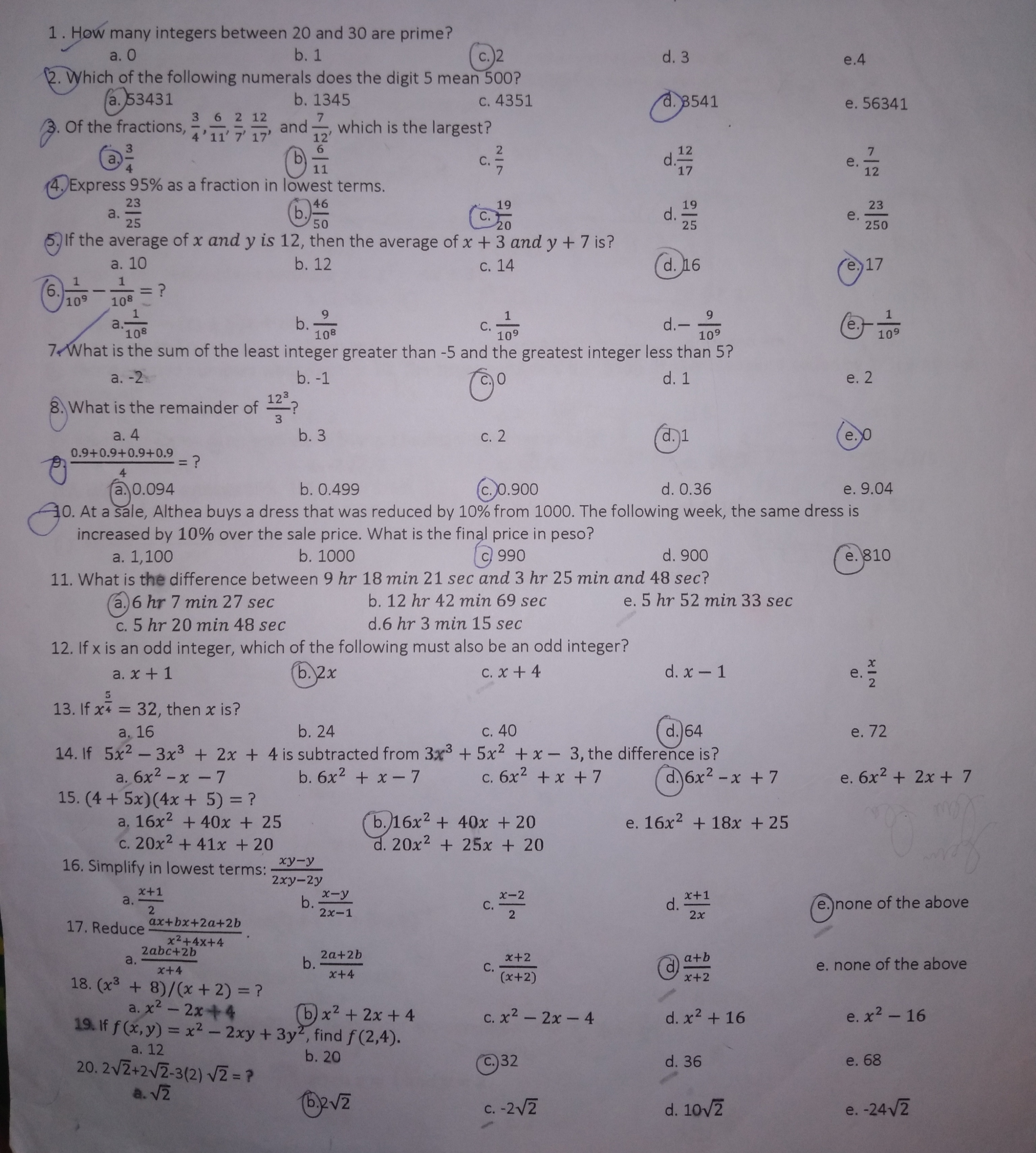 Just tell me what topic/type of math is, everyone