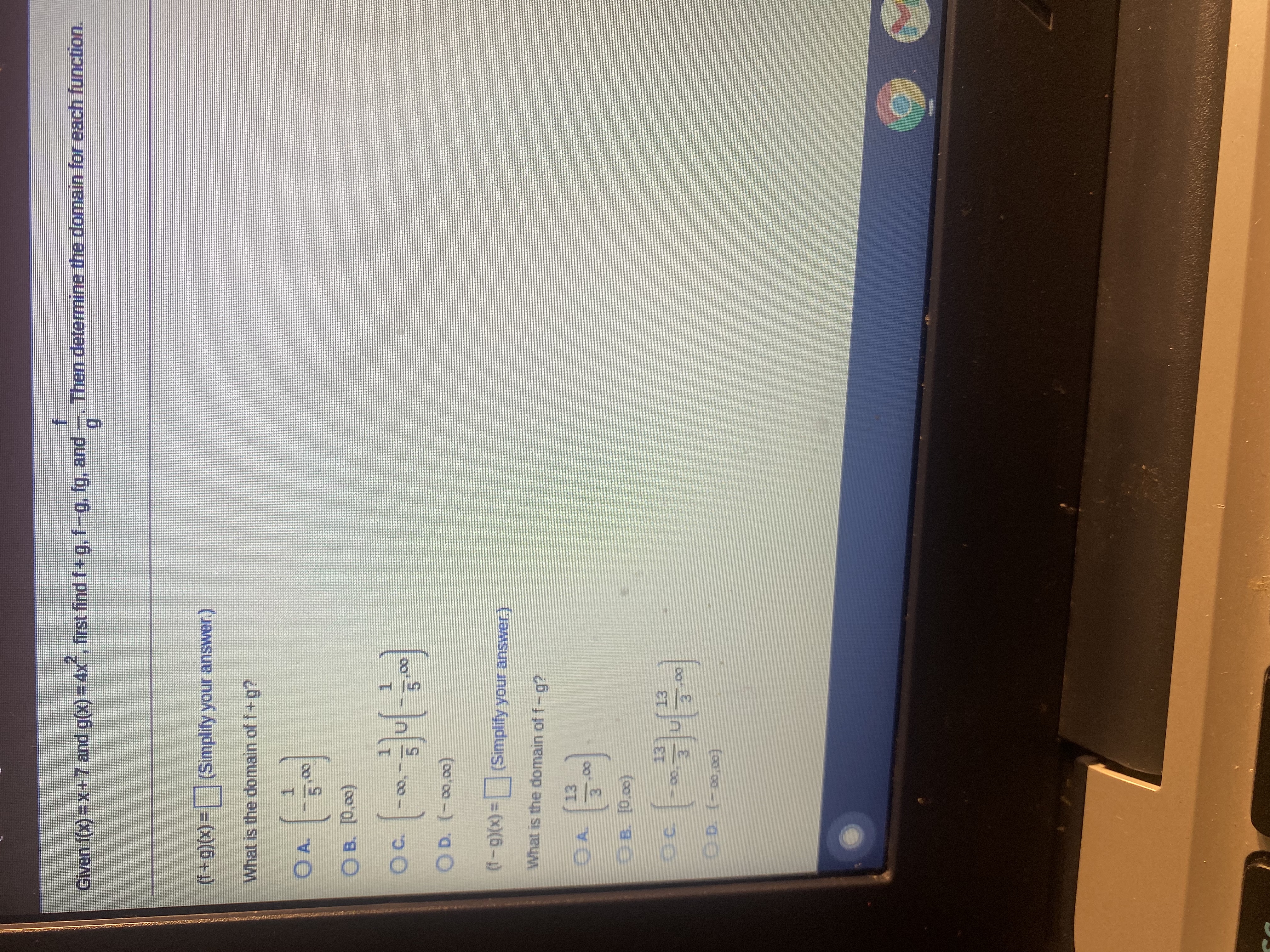 Question 24 The function f(x) =x3 - 3 is