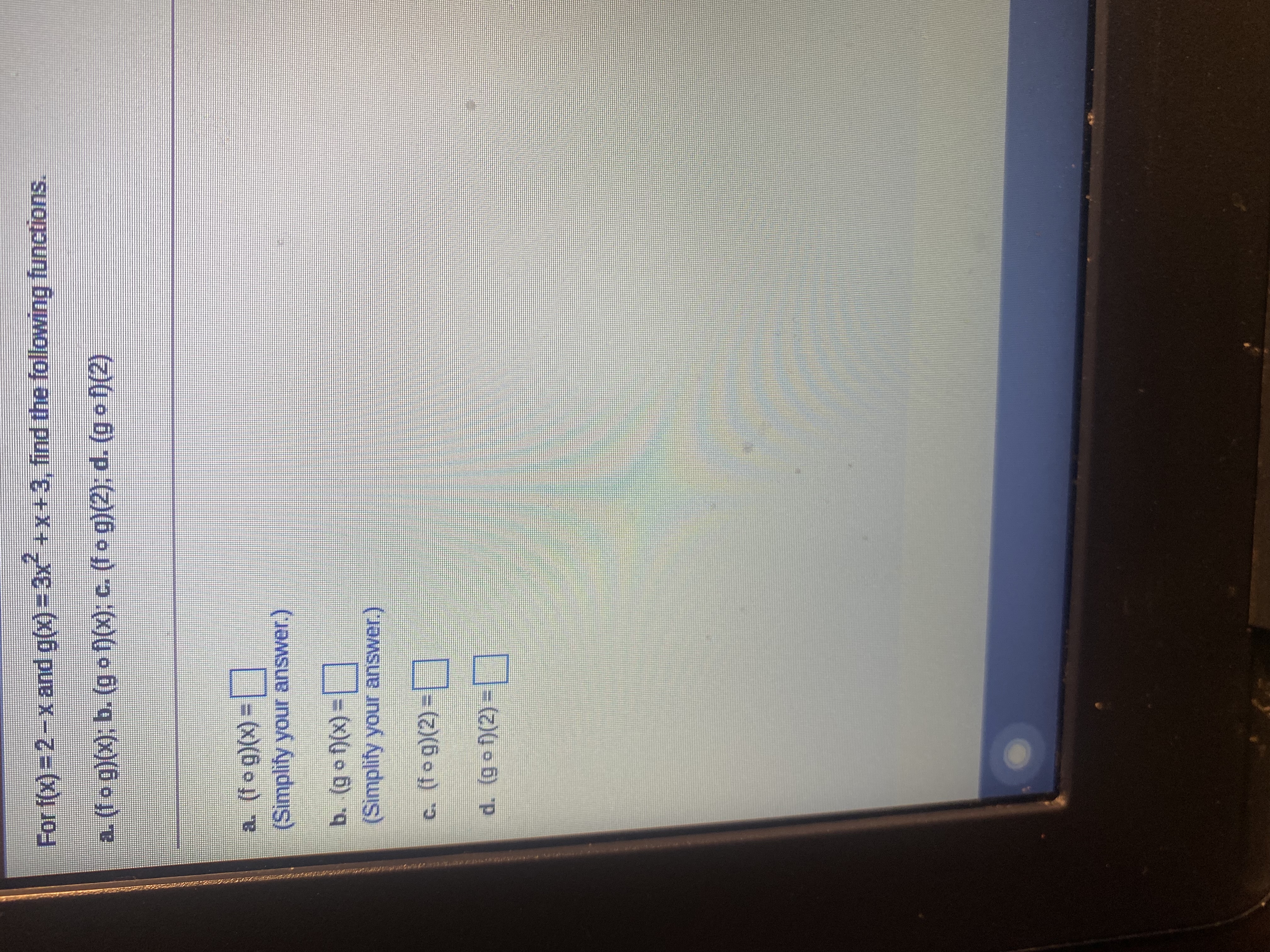 Question 24 The function f(x) =x3 - 3 is