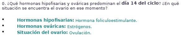 0. LQue hormonas hipofisarias y ovaricas