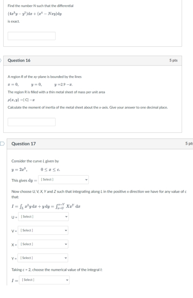 theese are mcqes plz give exact answer Find the