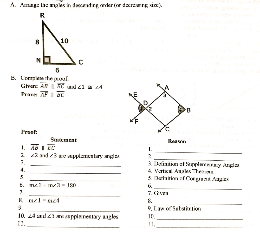 triangle inequality . conditions that guarantee