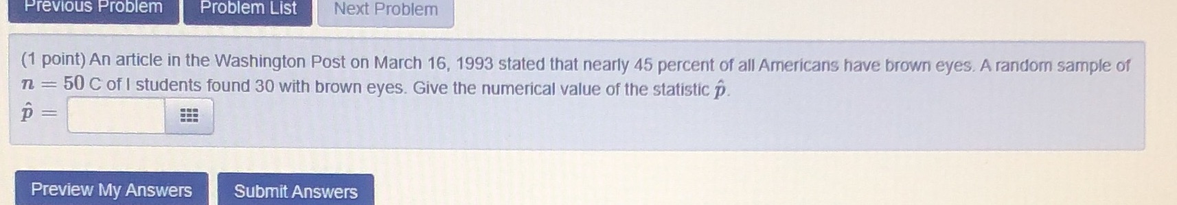 Please help Previous Problem Problem List Next