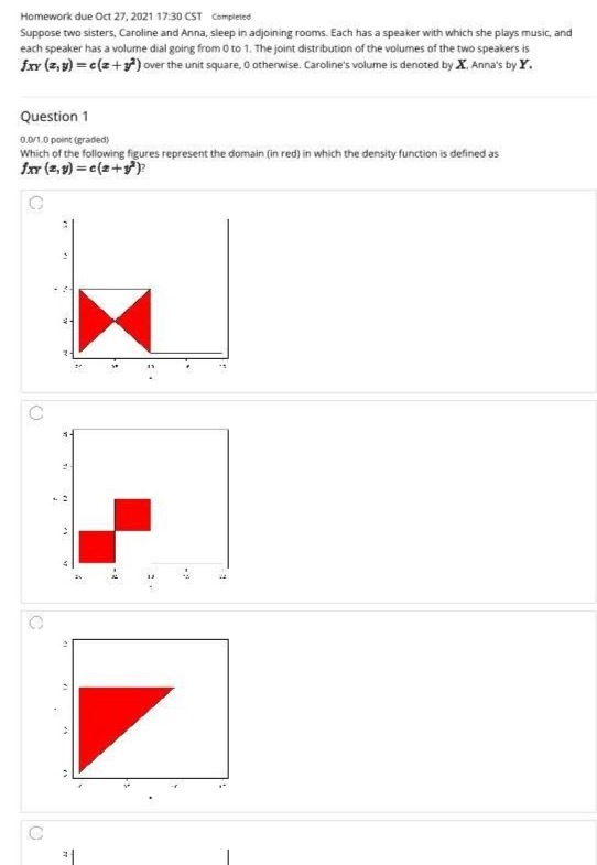Homework due Oct 27, 2021 17:30 CST Completed