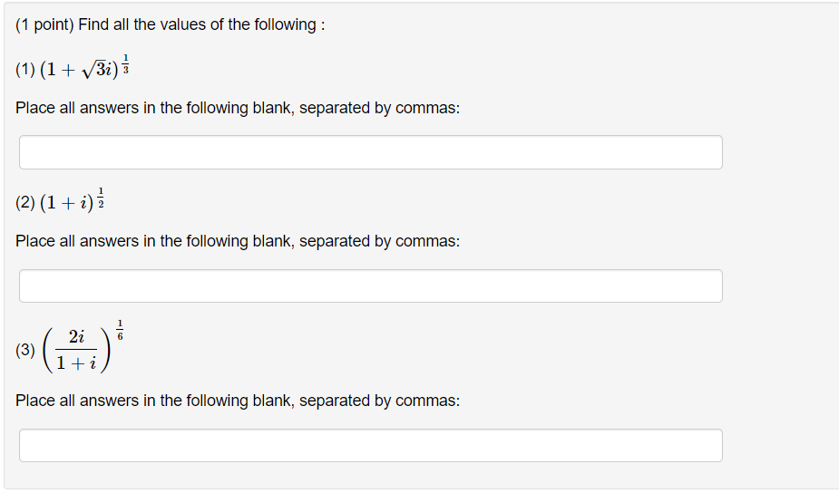 (1 point) Write each of the given numbers in the