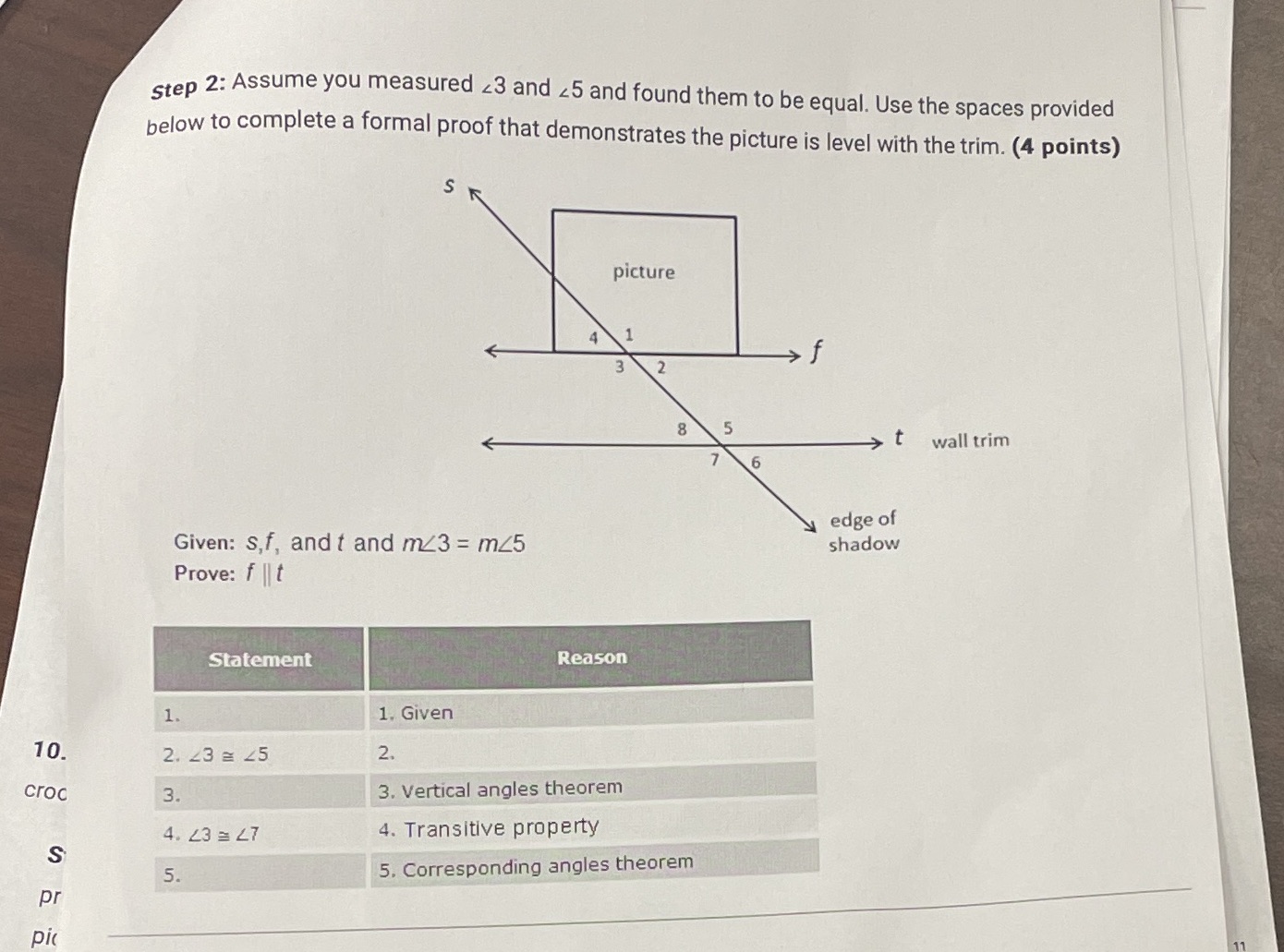 step 2: Assume you measured <3 and 25 and found