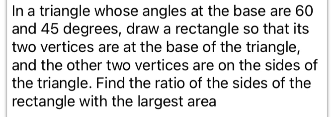 Please provide Handwritten answer In a triangle