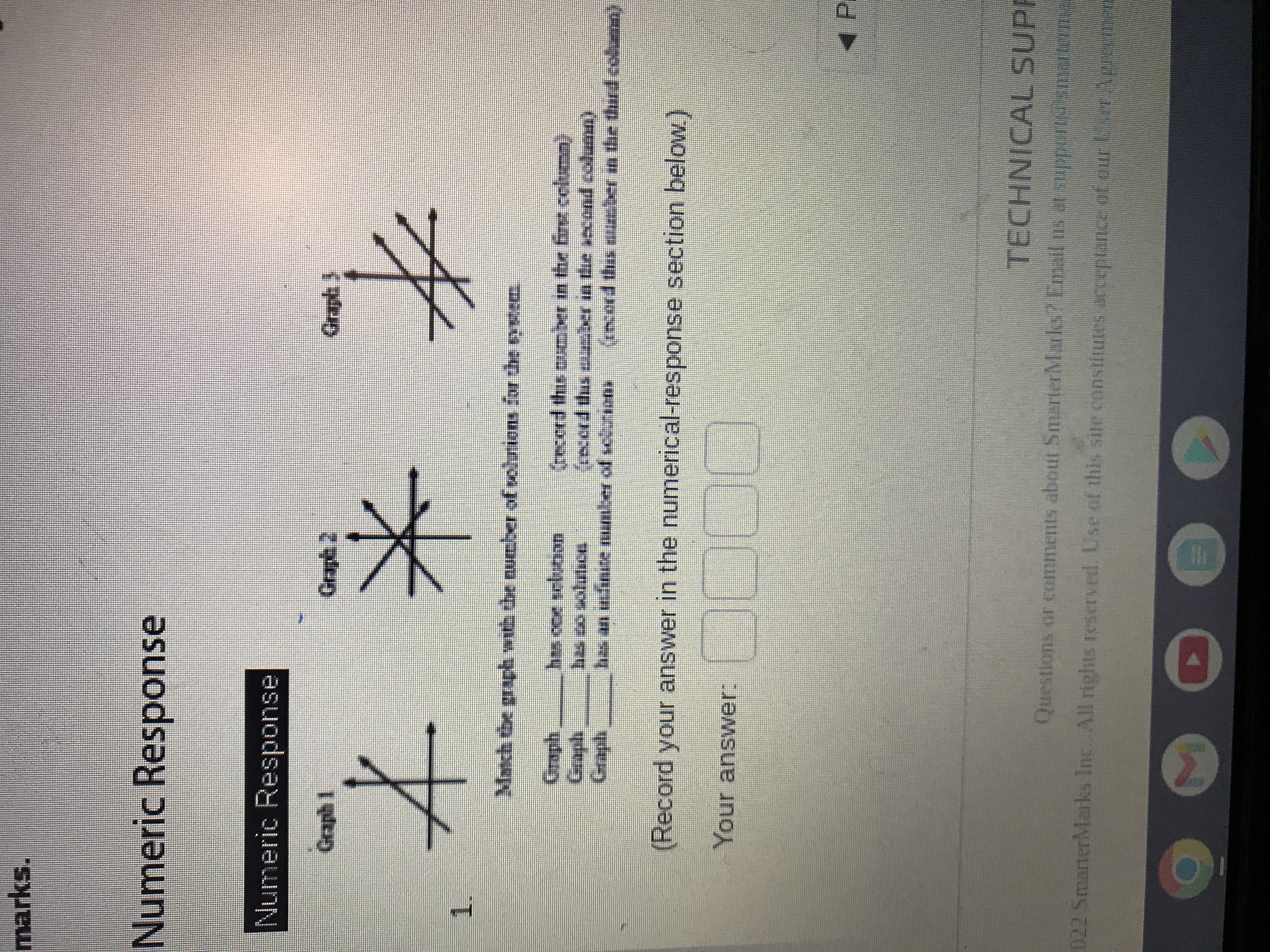 marks. Numeric Response Numeric Response Graph 1