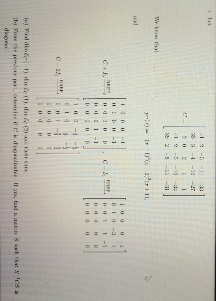 full step plx 4. Let C = NMONN -34 We know that