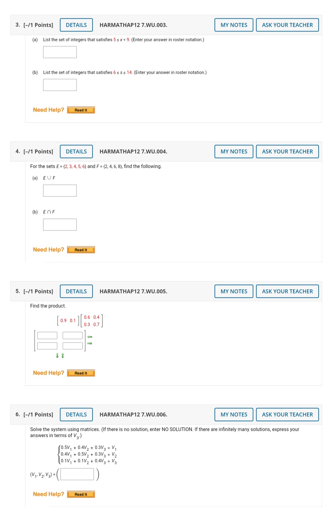 3. [-/1 Points] DETAILS HARMATHAP12 7.WU.003. MY