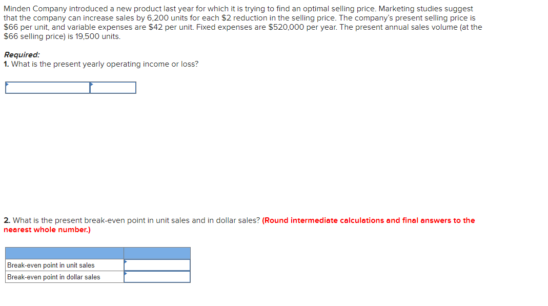 Minden Company introduced a newI product last