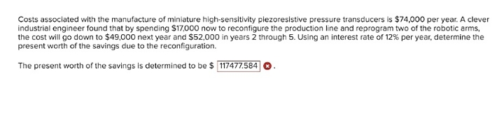 please do fast Costs associated with the