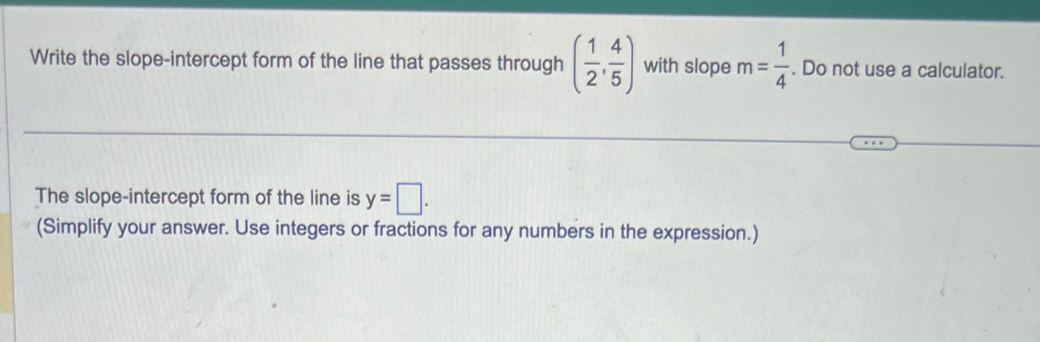 Only answer please in a box 4 Write the