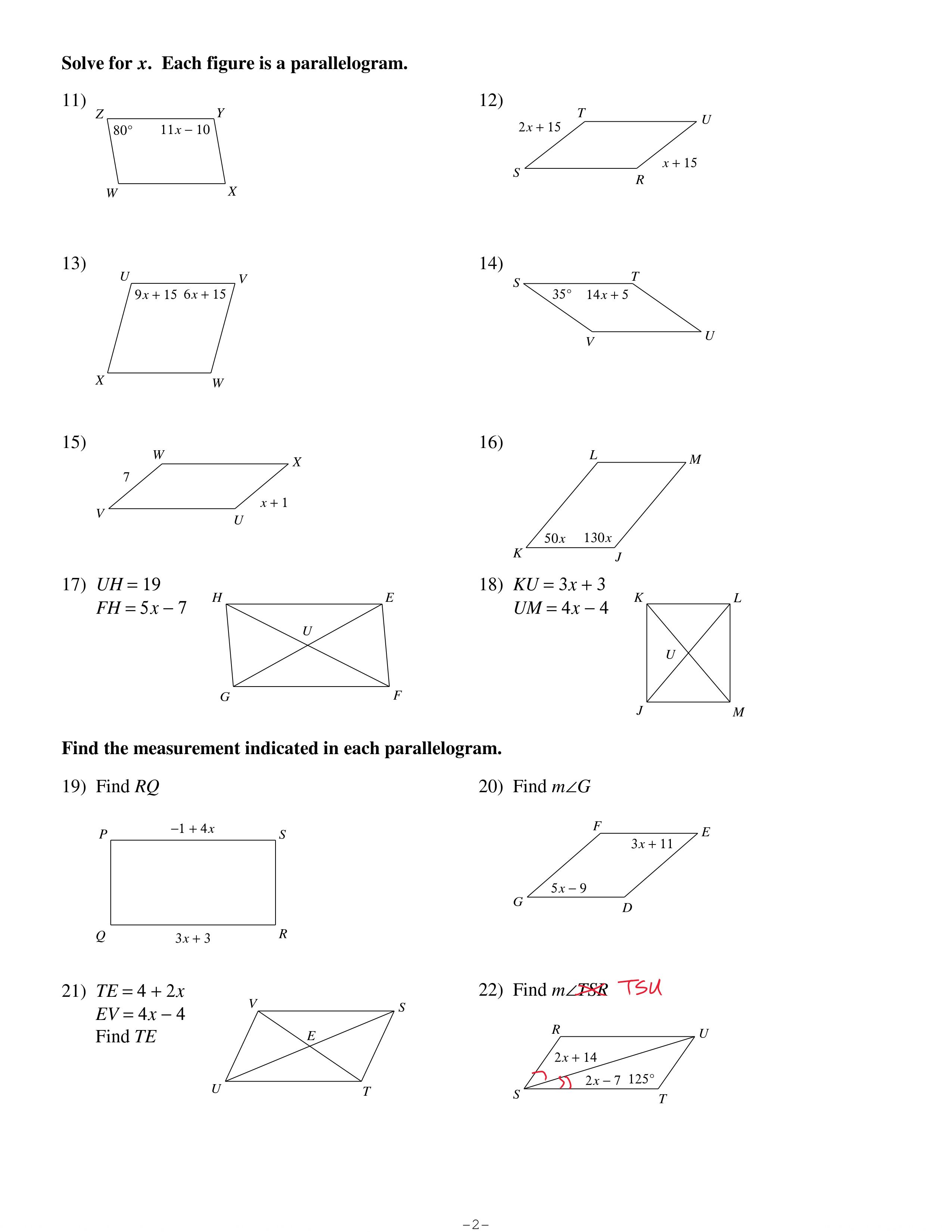 Kuta Software Infinite Geometry Name Properties