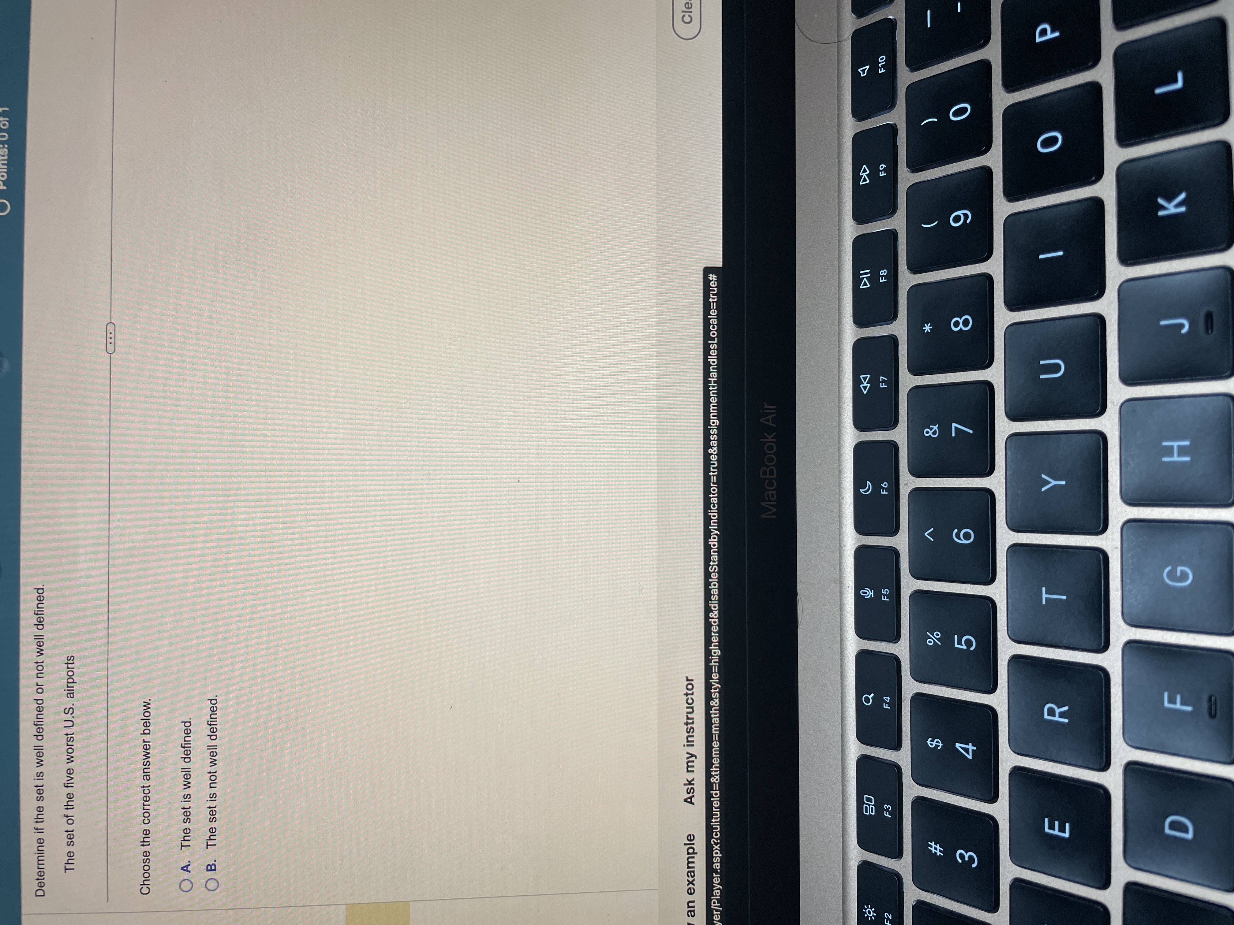 Determine if the statement is true or false. K