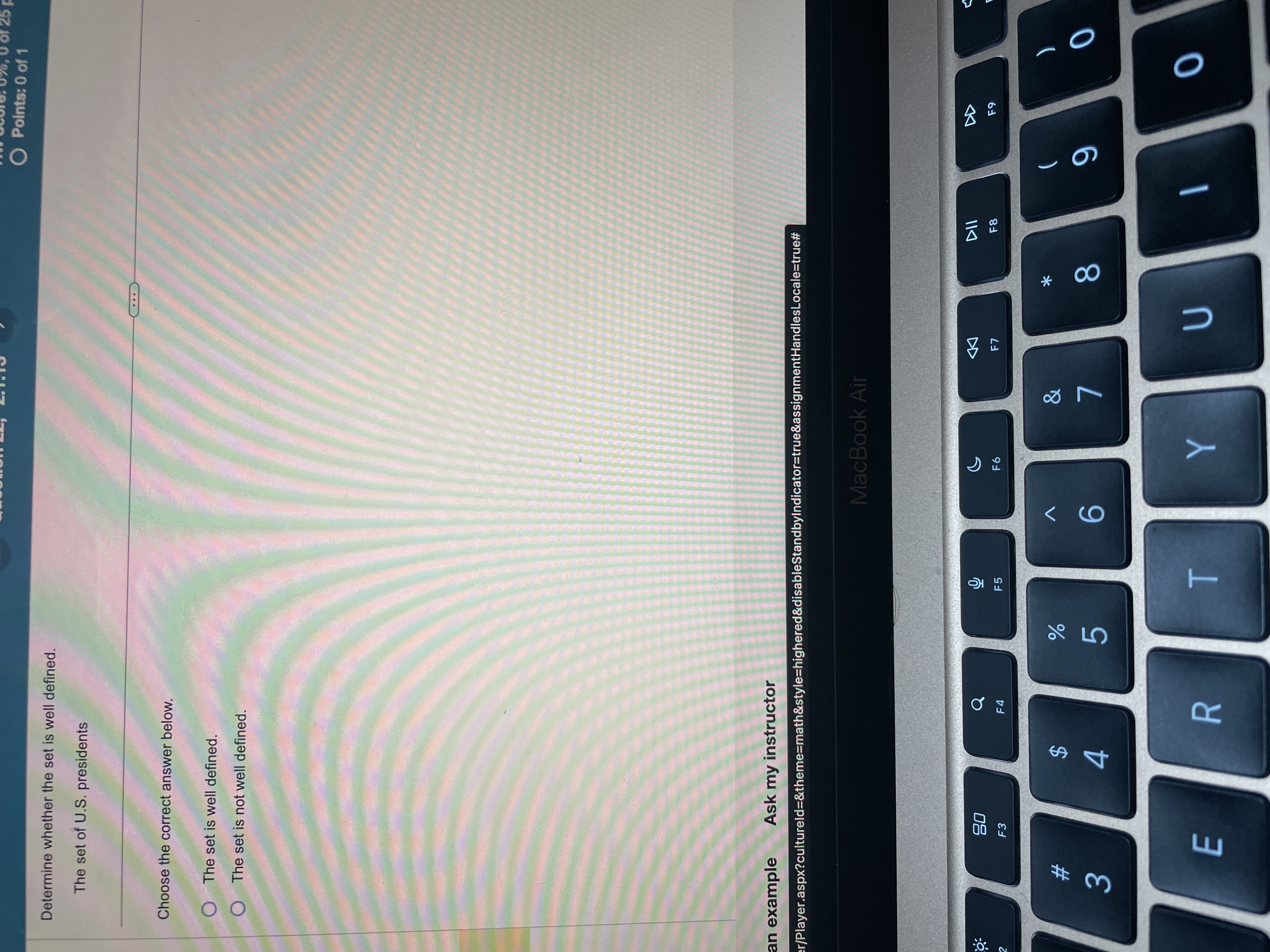 Determine if the statement is true or false. K