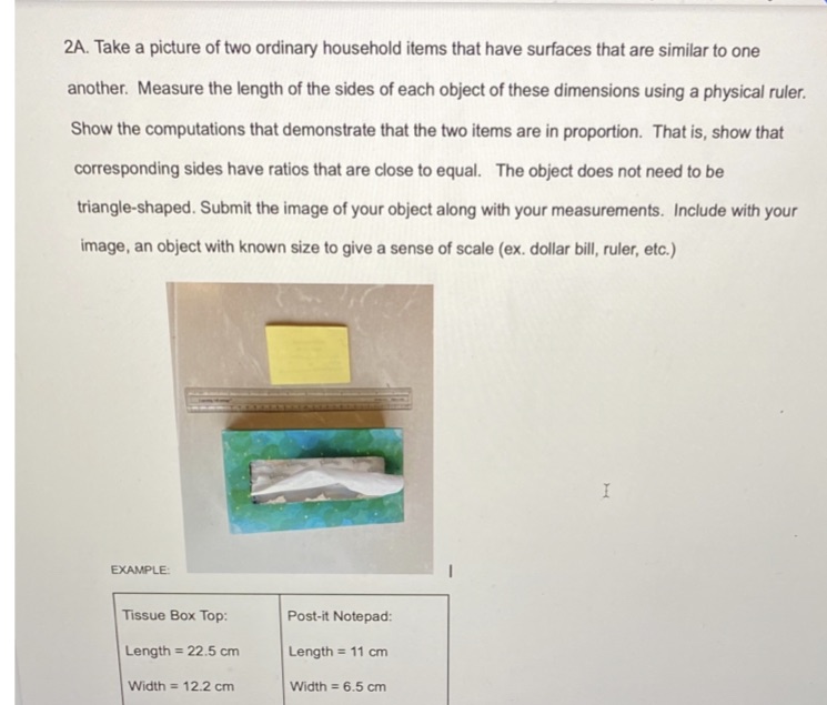 2A. Take a picture of two ordinary household