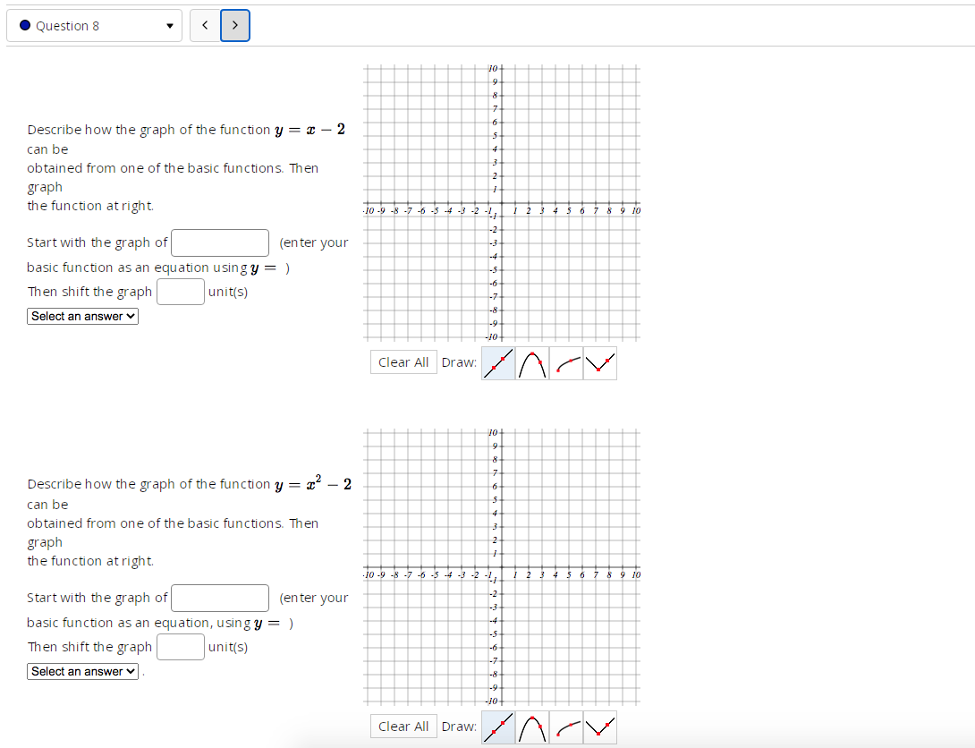 I need help with these functions assignments .