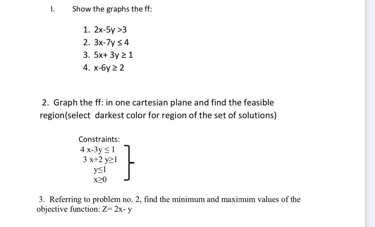with detailed and typewritten solution 1. Show