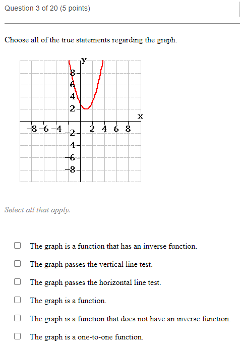otiestion a of 2r: (5 points] Choose all of the