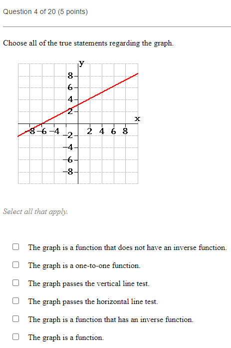 otiestion a of 2r: (5 points] Choose all of the