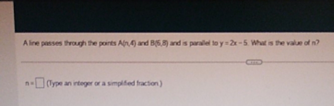 help please A line passes through the points A(,4