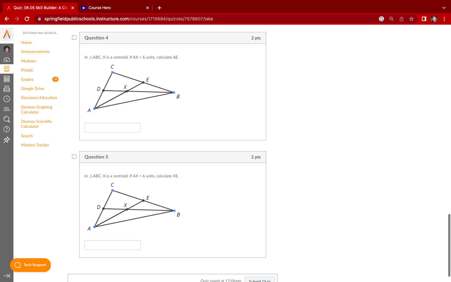 A Quiz: 08.05 Skill Builder: A Clo: X *Course