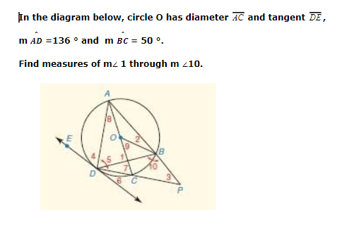 please show all your solutions in the diagram