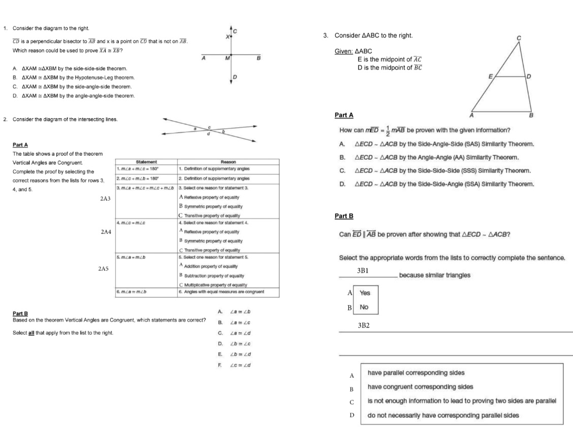 . Consider the diagram to the right. Consider