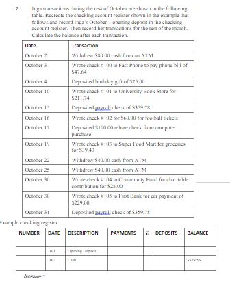 Chapter 4: Banking Basics Part 3: ProjectBased