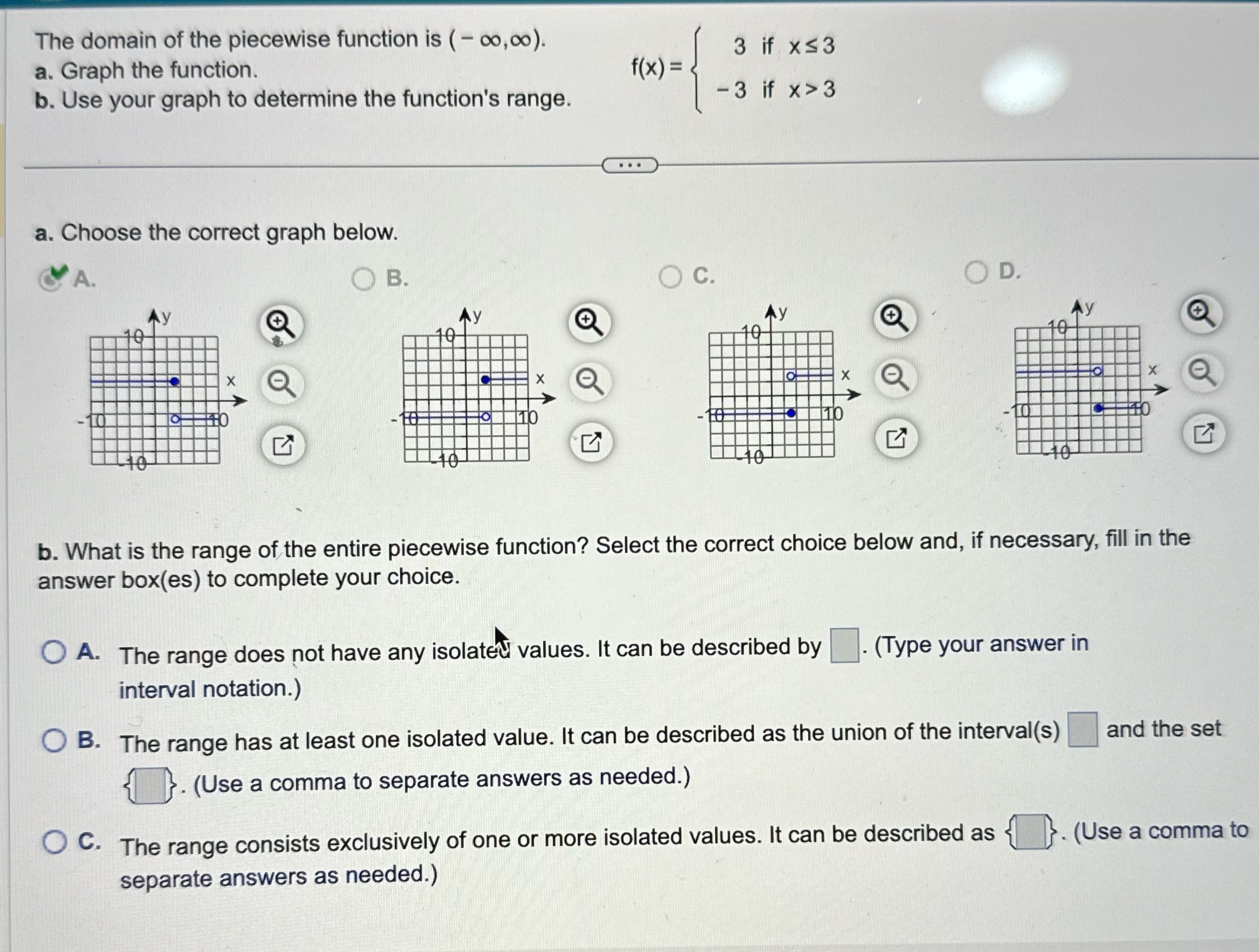 Please help with the answer question i .; The
