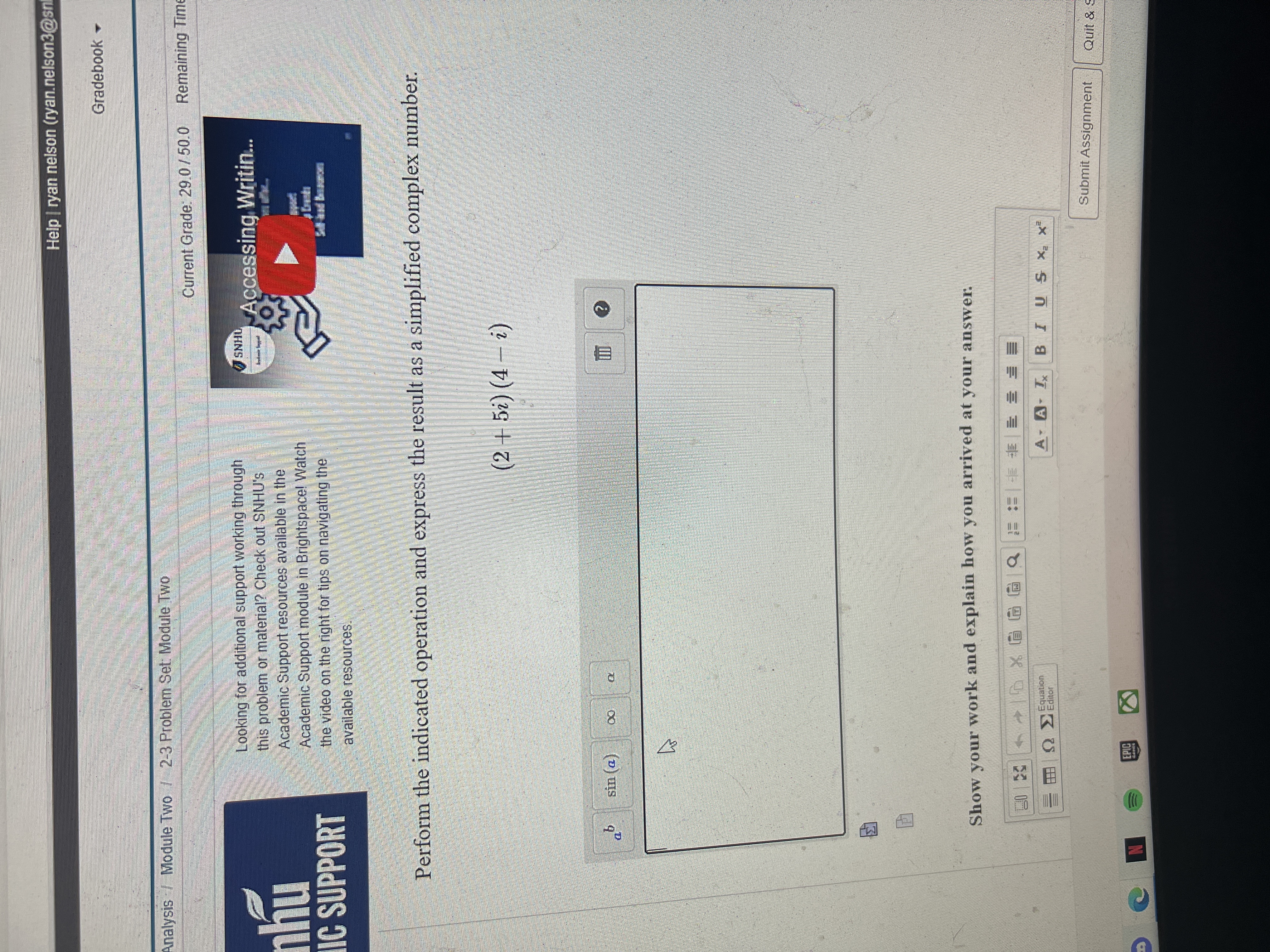 Help | ryan nelson (ryan.nelson3@s Gradebook -