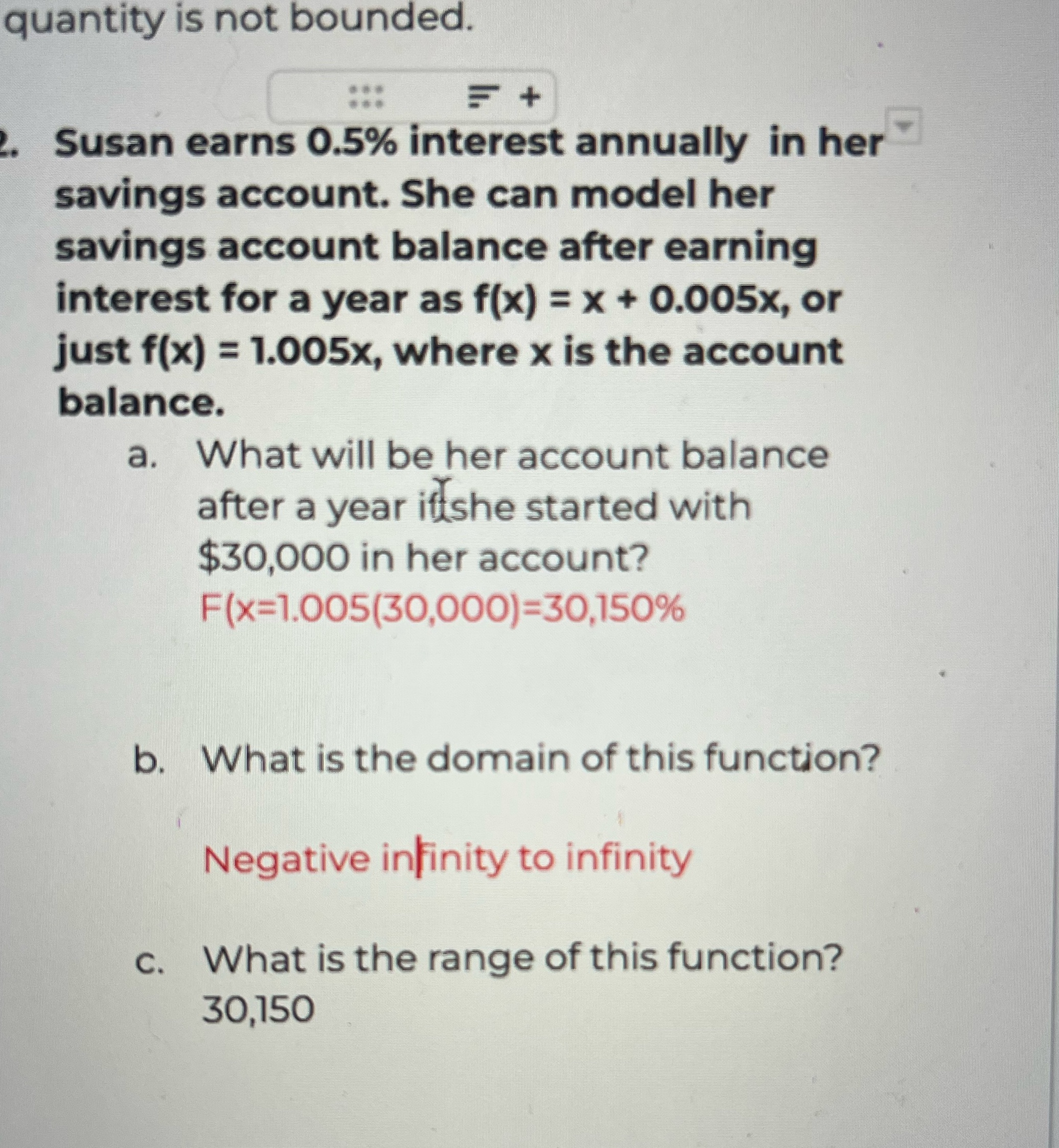 quantity is not bounded. ::: e\" + l. Swan earns