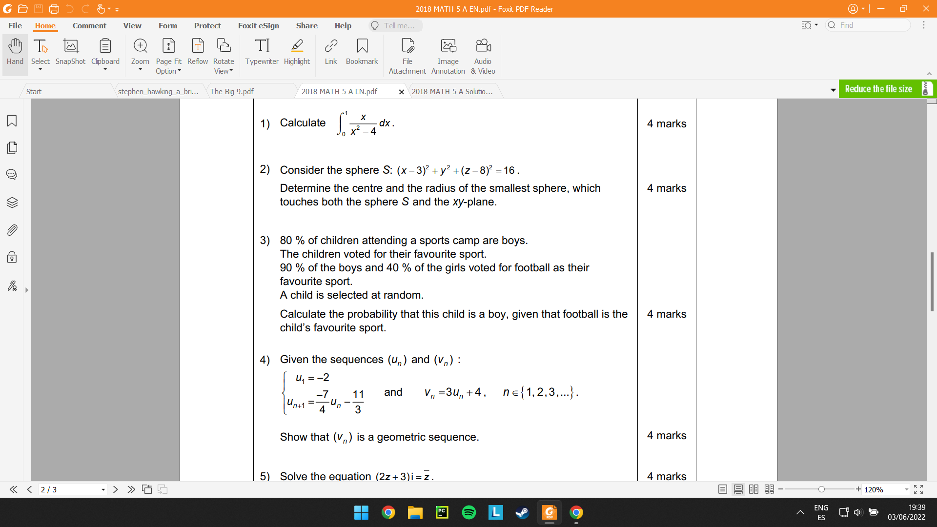 2018 MATH 5 A EN.pdf - Foxit PDF Reader X . . .