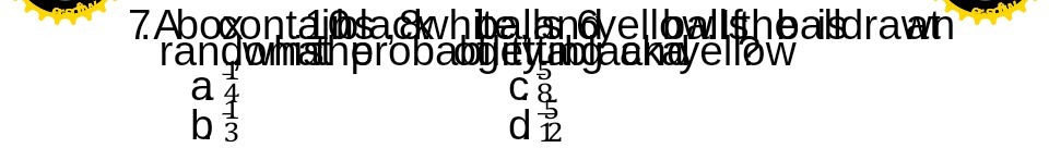 7. Abocontaintadwhbellandyellowll$hbailldrawn