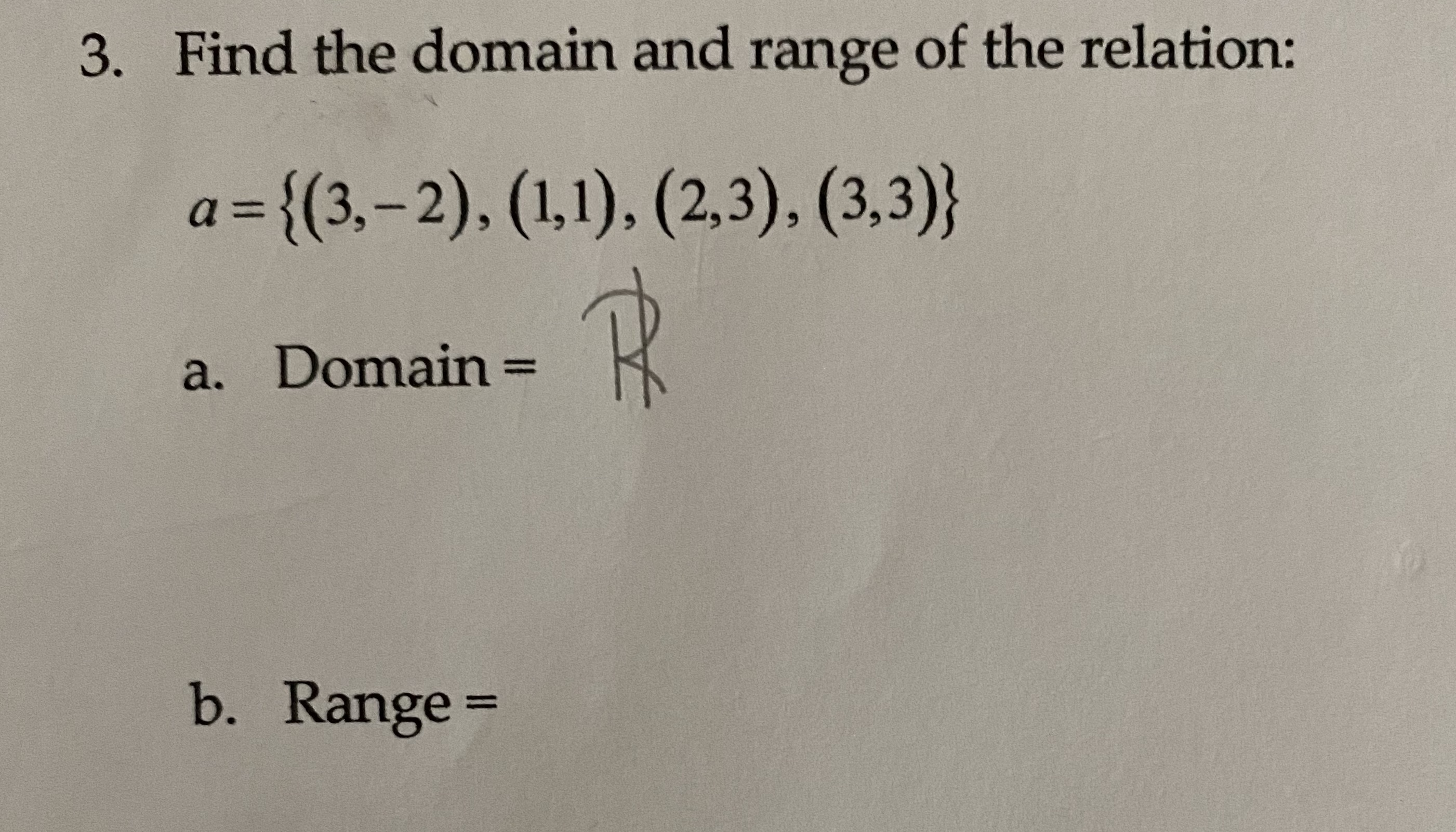 I need help finding the range please :) \f