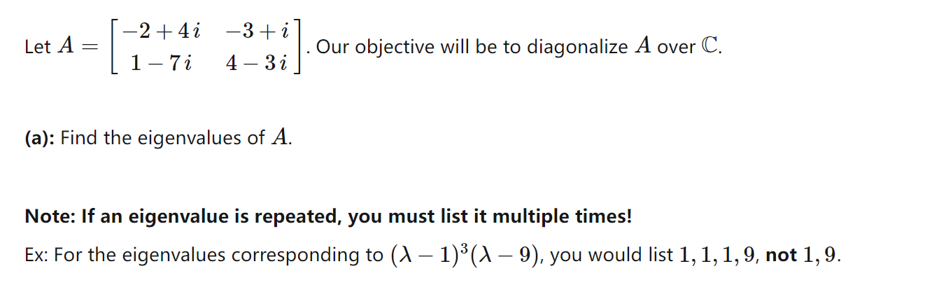 0 12 710 Let A : 6 2 6 . Our objective will be to