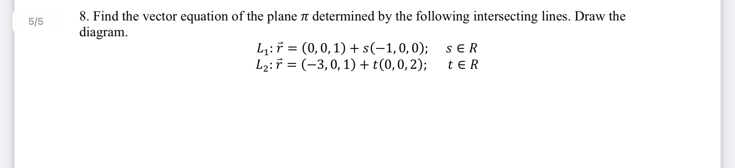 2/5 2. Given the points P(3, -1, -2), Q (2, 2,