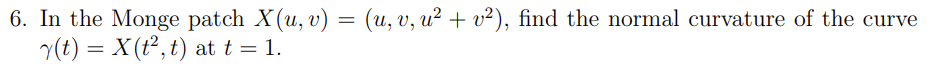 6. In the Mange patch X (H, v) = (H, 0,132 +