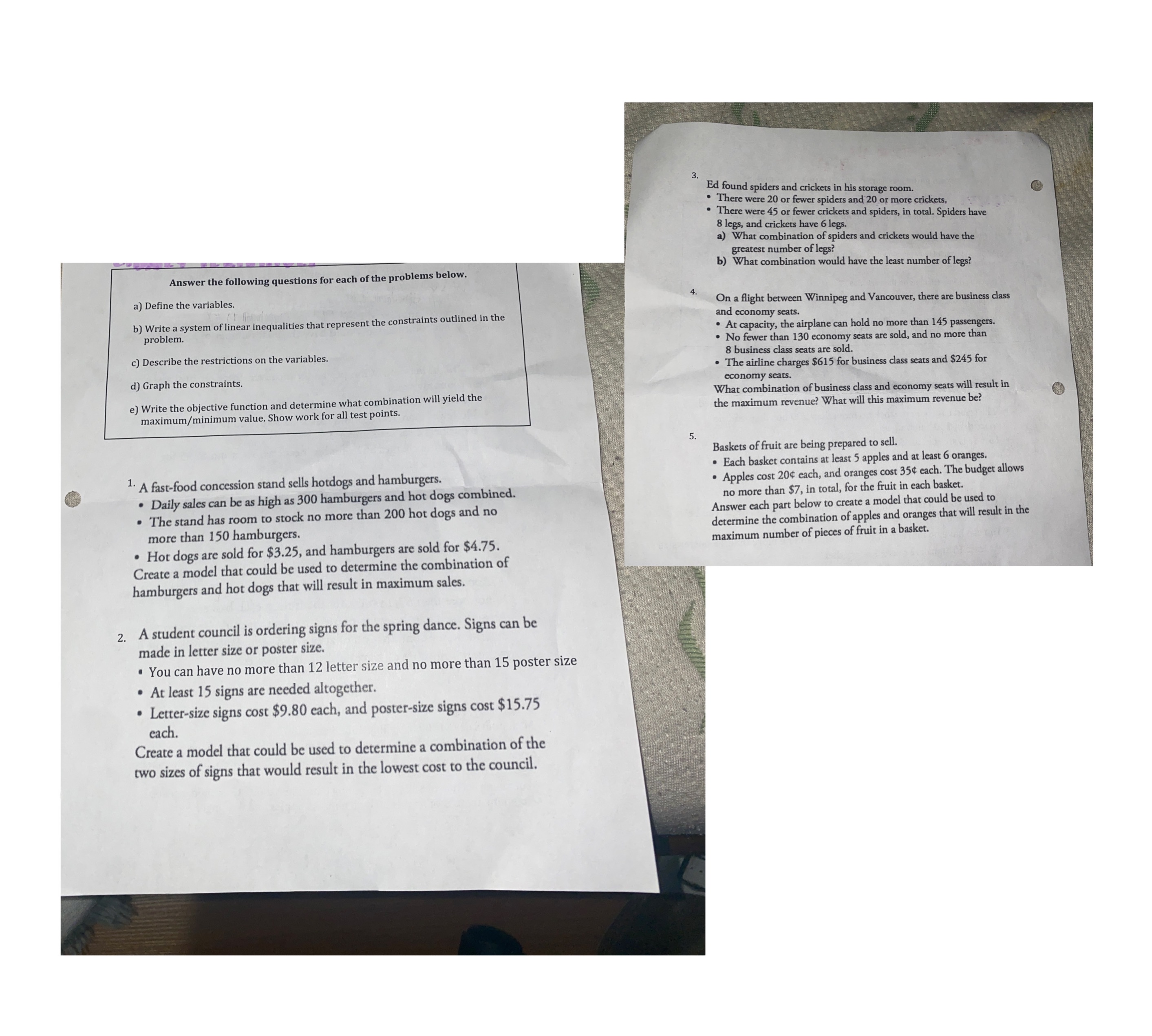 Ed found spiders and crickets in his storage