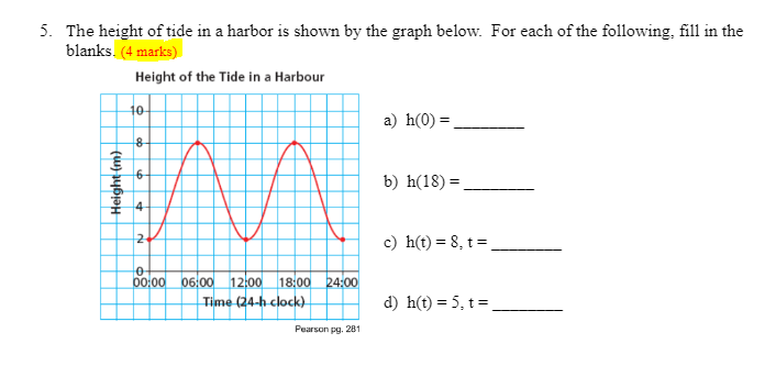Please SHOW ALL WORK ON PAPER and please make