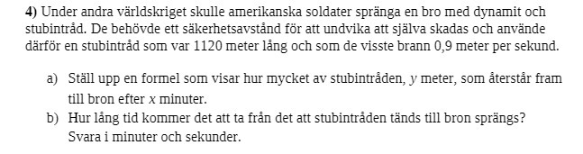 4) Under andra varldskriget skulle amerikanska